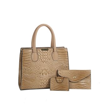EWB203TN CROCO SHOPPING BAG 3PC SETS