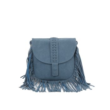 EWB294DM CROSS BODY SUADE FRINGE BAG