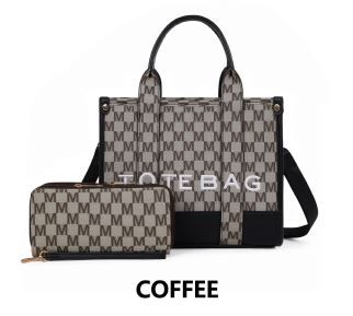 F2633-M CF/BK CROSS BODY BAG WITH WALLET