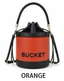 F2635/2611OR/BK 2BUCKET BAGS SET