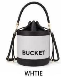 F2635/2611WT/BK 2BUCKET BAGS SET