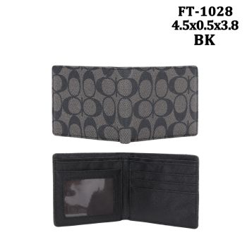 FT-1028BK MEN FOLD WALLET