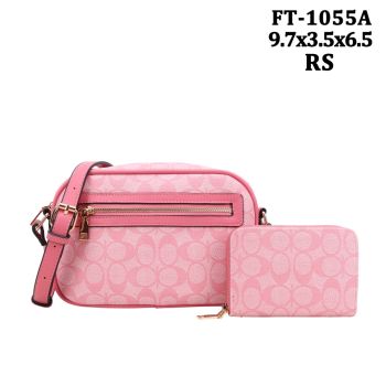 FT-1055A RS MONO GLAM CROSS BODY BAG WITH WALLET