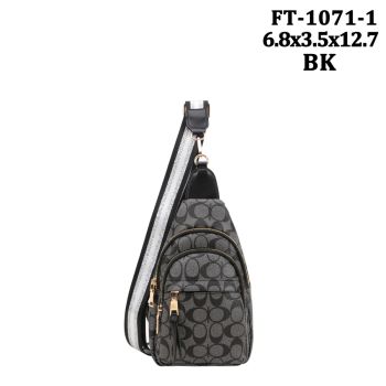 FT-1071-1 BK MONO GLAM SLING BAG