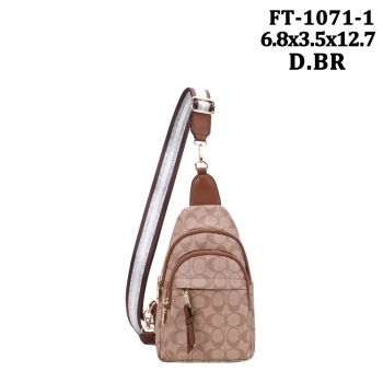 FT-1071-1 BR MONO GLAM SLING BAG