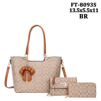 FT-8093S BR MONOGRALM 3IN 1 BAG