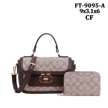 FT-9095ACA MONOGLAM CROSS BODY BAG WITH WALLET