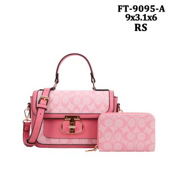FT-9095ARS MONOGLAM CROSS BODY BAG WITH WALLET