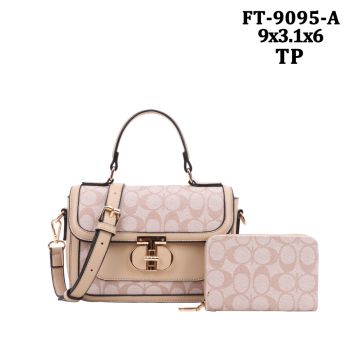 FT-9095ATP MONOGLAM CROSS BODY BAG WITH WALLET