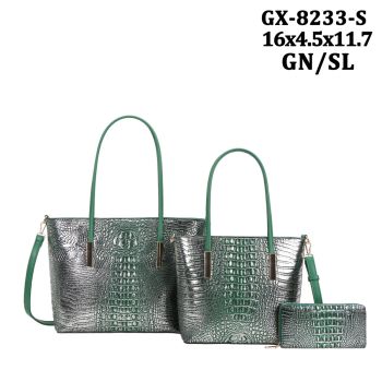 GX-8233S GN/SL1  DESIGNER 2 HANDBAG AND WALLET