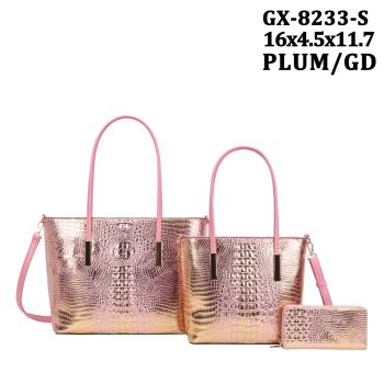 GX-8233S PLM/GD DESIGNER 2 HANDBAG AND WALLET