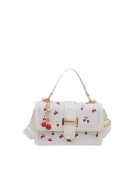 HA3074 WT DESIGNER  CHERRY  CROSS BODY BAG