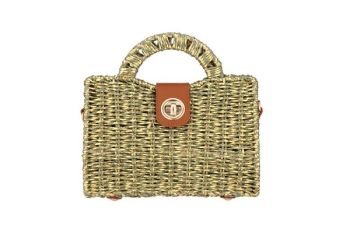 HBG105542 GN STRAW BAG
