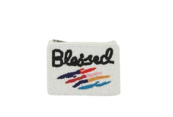 HD00528 BLESSED BEADED COIN PURSE