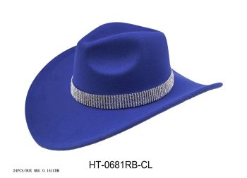HT-0681RBL/CL COWBOY HAT