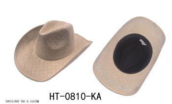 HT-0810KH COWBOY BLING STONE HAT