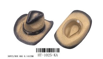FT-0925 KA STRAW COWBOY HAT
