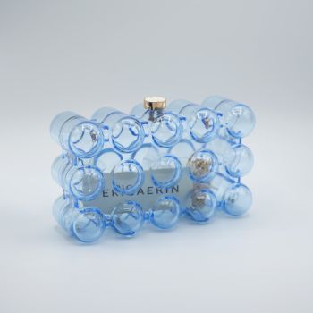 ER1002 BL CELEAR EVENNING BAG
