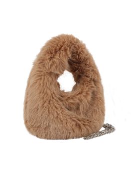 JY-0554-M TP FUR CROSBODY BAG