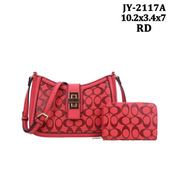 JY-2117ARD  CROSS BODY BAG WITH WALLET