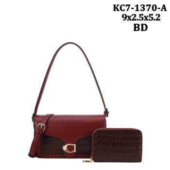 KC7-1370ABD FASHION DESIGN CROSS BODY BAG WITH BAG