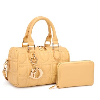 KMS-5401 BYL QUILT CROSS BODY BAG WITH WALLET