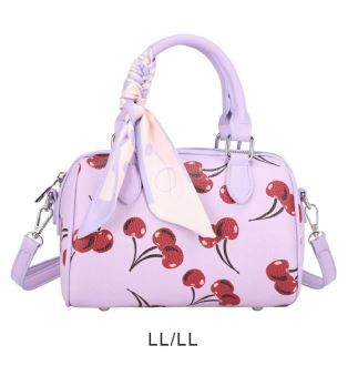 KZS-5613 LL CHERRY CROSS BODY BAG WITH SCAFT