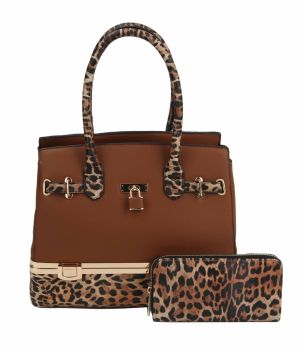 LH049-1W BR COSMETIC BAG WITH WALLET