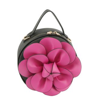 LHU472 FU CROSSBODY FLOWER BAG