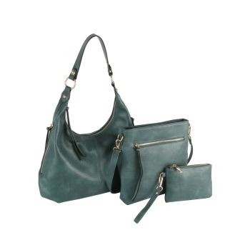 LMD038-Z DM DESIGNER FUAX LEATHER 3 IN 1 BAGS