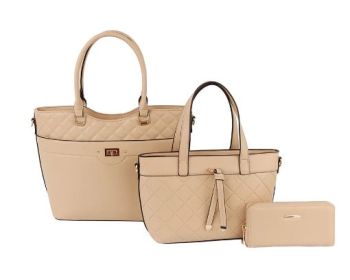 LMD009-Z TN FASHION 3 IN 1 WORK TOTE AND WALLET SET