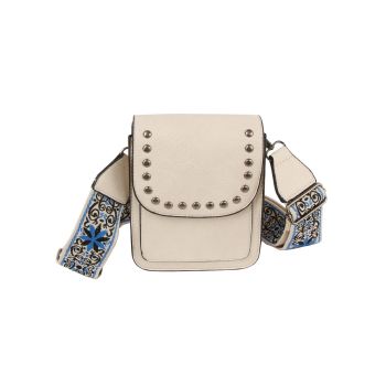 LMD031BG STUD CROSS BODY BAG