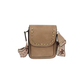 LMD031MC STUD CROSS BODY BAG