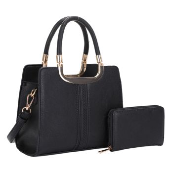 LN15413AX2 BK DESIGNER CROSS BODY BAG WITH WALLET