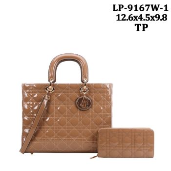 LP-9167W-1TP PATTERN QUILTER BAG WITH WALLET