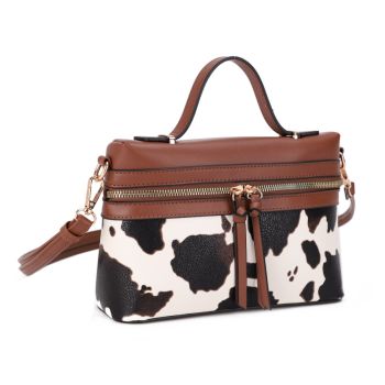 LP12204U TN/COW DESIGNER COW CROSS BODY BAG