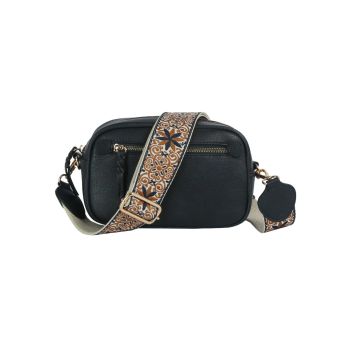 LQF052 NV CROSBODY BAG WITH GUITAR STRIPE