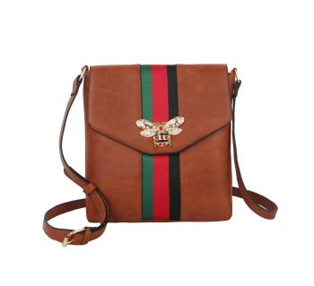 LSF0275BR-CROSS BODY BEE BAG