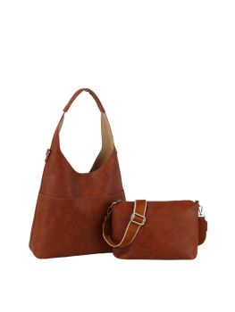 ME-0028-M BR DESIGNER HOBO 2PC SET