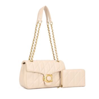 MS-20700OTM SET QUILT DESIGNER CROSS BODY BAG WITH WALLET