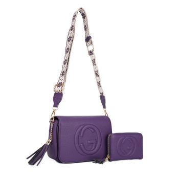 MW-20949SET PP DESIGNER CROSS BODY BAG WITH WALLET