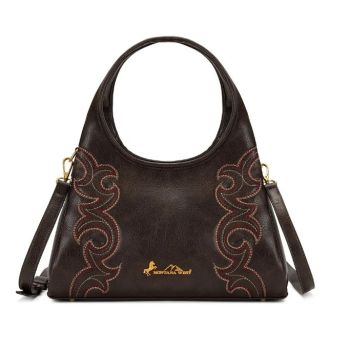 MW-HB-1387-918-CF Montana West Western Embroidery Hobo/Crossbody Bag