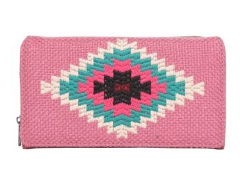 MW1069-W010 PK Montana West Aztec Collection Wallet