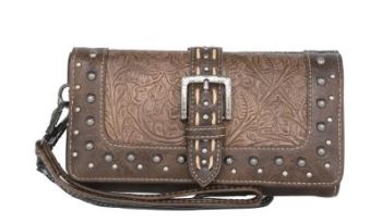 MW1117-W010 CF  Montana West Embossed Collection Wallet