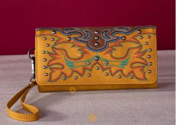 MW1253-W002 MST Montana West Embroidered Collection Wallet