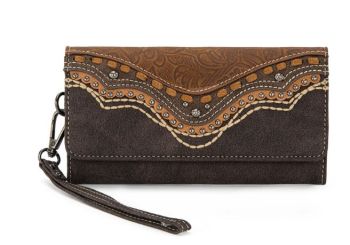MW1340-W002CF Montana West Embossed Collection Wallet