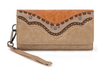 MW1340-W002TN Montana West Embossed Collection Wallet