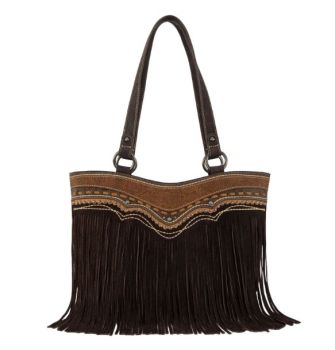 MW1340G-8317CF Montana West Fringe Collection Concealed Carry Tote