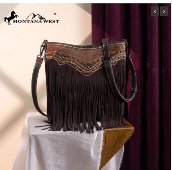 MW1340G-9360CF Montana West Fringe Collection Crossbody