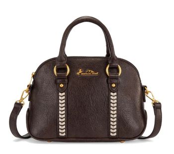 MW1341-8360CF Montana West Whipstitch Dome Satchel Bag 